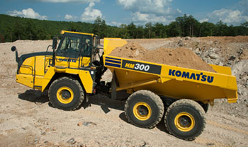 Komatsu America Corp. Introduces the HM300-5 Articulated Dump Truck